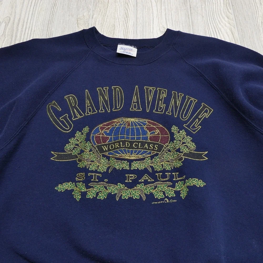 VINTAGE Santee Sweats by Puma‎ Sweatshirt Size L Grand Avenue St. Paul Minnesota